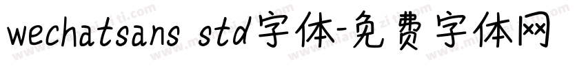 wechatsans std字体字体转换